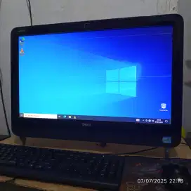 aio pc komputer all in one layar 24 inc i3 gen 2 ram 4gb hdd 500gb dvd
