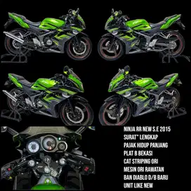 Ninja RR NEW SE 2015 pajak panjang cat ori striping ori gres