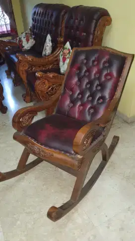 Kursi Goyang kayu Jati