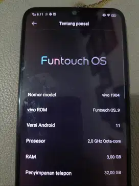 Vivo Y12 Fullset (box, unit, casan, surat-surat)
