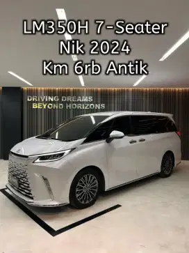 Lexus LM350 Hybrid LM350H AT 2025 Putih 7Seater B2448KH Km6rb Nik 2024