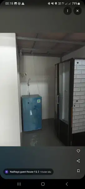 Sewa kamar mirip rumah km dalam 1 kt full furnis , pagar sendiri
