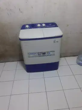 Mesin cuci aqua japan series 2tabung 8,5kg