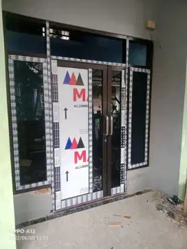 Pintu Alumunium Double