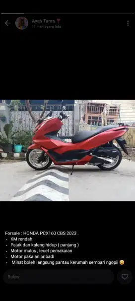 Forsale : HONDA PCX160 CBS
