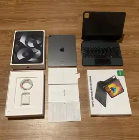 Ipad Air 5 M1 64gb BH 99% Fullset lengkap original mulus terawat
