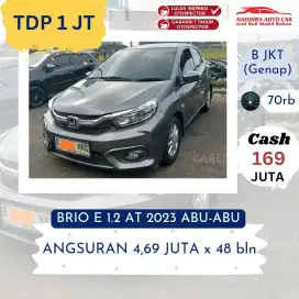 Promo TDP 1 Juta Brio E 1.2 AT 2023 Abu-abu