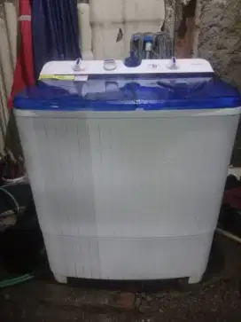 Mesin cuci bekas 2 tabung