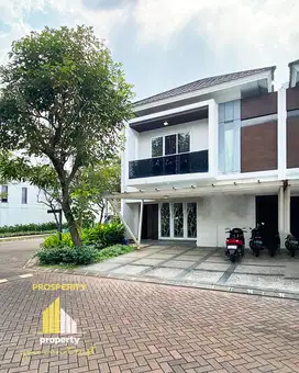 Rumah Hoek Lebar 8m View Taman Cluster The Riviera Metland Cyber Puri