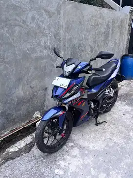 honda supra gtr 150 2016 blue mulus pemakaian pribadi