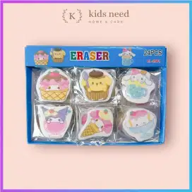 PENGHAPUS SANRIO 6 PCS