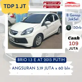 Promo TDP 1 Juta Brio E 1.3  AT 2013 Putih