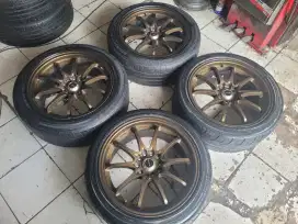 Velg rays CE28 R18 paket ban bisa BMW camry accord civic xpander hrv