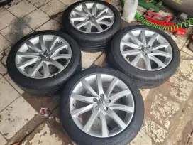 Velg Audi A4 B8 R18 original paket ban second 4pcs terima tt