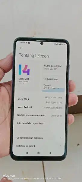 Redmi not. 10S. Resmi 8+5/128 pmkyan ja nfc