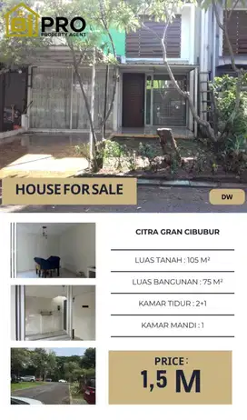 DIJUAL MURAH RUMAH DI CITRA GRAN CIBUBUR MASIH NEGO