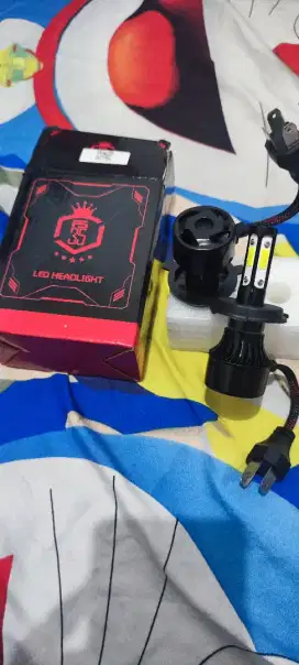 Lampu Mobil Led Headlight tipe H4, Terang, Ada kipasnya