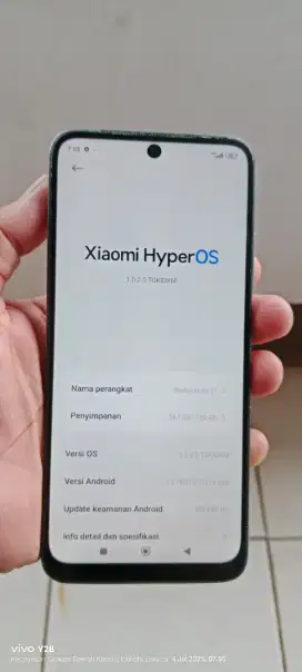 Redmi not. 11. Resmi 6+6/128 mnus gantian lyar sma bcdor pecah nfc