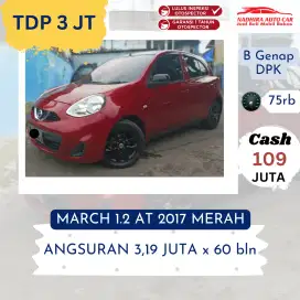 Promo TDP 3 Juta March 1.2 AT 2017 Merah