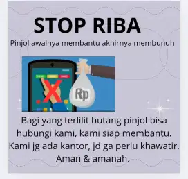 Stop pinjol pinjaman online