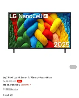 smart tv promo bisa cicilan syarat ktp tanpa dp