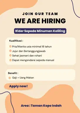 rider minuman keliling