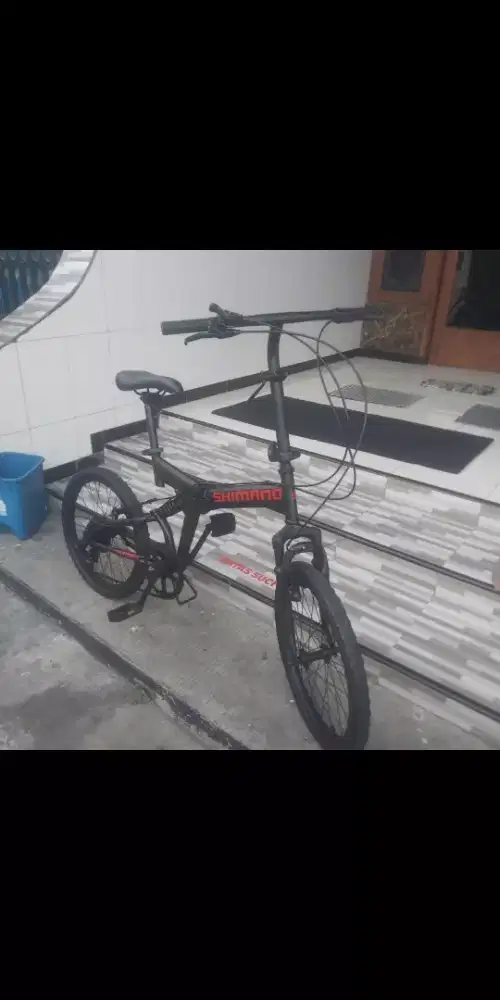 Sepeda Lipat BASIC UNITED 6 SPEED CUSTOM BAGUS UK.20 HARGA NETT