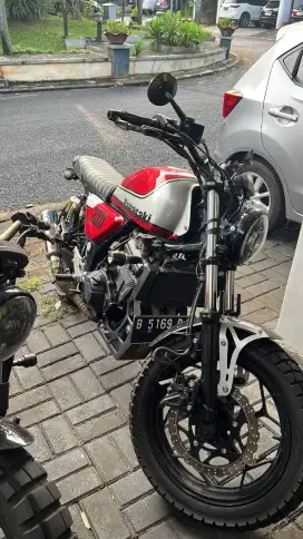 Ninja 250 custom scrambler japstyle bobber