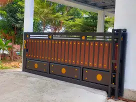 Bengkel las Lampung tralis kanopi pintu pagar gerbang tangga