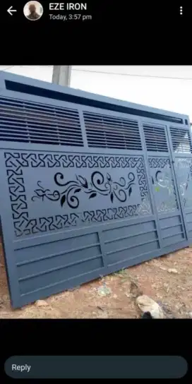 Bengkel las Lampung tralis kanopi pintu pagar gerbang tangga