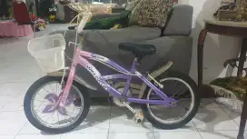 Sepeda Anak Wimcycle Skylab Pink Purple 16 inch Mini City Bike Wim C