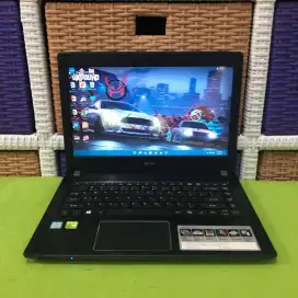 Acer Aspire E5-475G Bahan Stainless, Warna Black & Grey, Gaming Versi