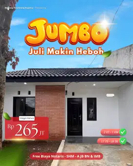 Jual Rumah Siap Huni di Perumahan Bentang Padalarang Bandung Barat