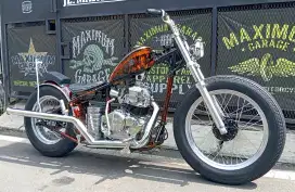 Yamaha sx225 custom traditional chopper bobber