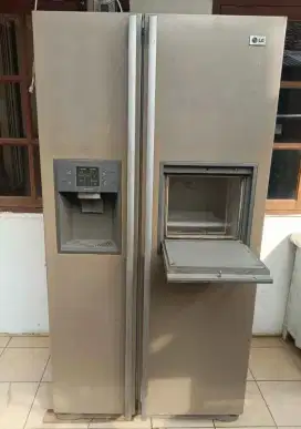 Kulkas LG side by side kondisi second