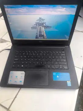 Laptop dell core i3 gen 5 slim mulus batre 3 jam all normal