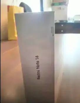 Redmi Note 14 Kondisi Baru 8/128gb Hitam