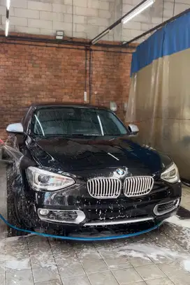 BMW F20 116i 2013 Black on oyster, Hitam dlm putih