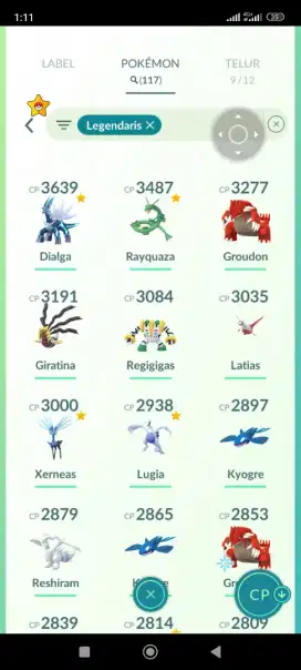 Akun pokemon go LV 43