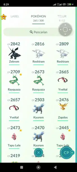 Akun pokemon go LV 29