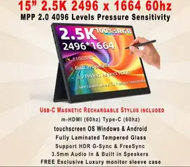 Portable Monitor 15 stylus