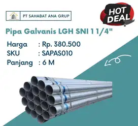 Pipa Galvanis LGH SNI 1 1/4