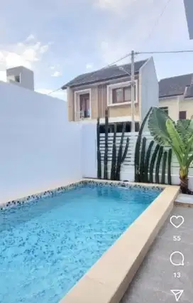 Strategis! Villa Slecta Swimming Poll Full Furnish Batu