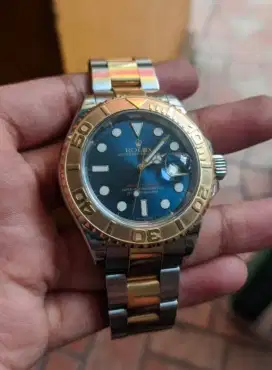 Jam Tangan Rolex Yacht Master 40 Gold Blue 2006/2007