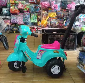 mainan anak sepeda vespa dorong