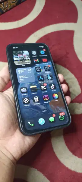 Dijuap Cepat iPhone 14 128GB Purple Inter Lengkap Mulus