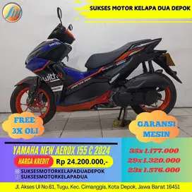 YAMAHA NEW AEROX 155 C 2024 CASH/KREDIT SYARAT MUDAH KTP/KK