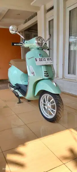 vespa primavera green relax tahun 2022 motor simpanan