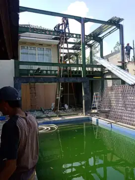 konstruksi baja wf subang