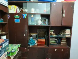 BUFET LEMARI KAYU JATI ASLI